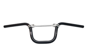 ACCEL VOLAN ALUMINIJUMSKA SA POPREČKOM PIT BIKE 'S' BOJA CRNA (ŠIRINA: 630MM, WYS. 166MM) (SH196061BK) - PROMOCIJA