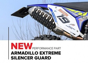 POLISPORT ŠTITNIK PRIGUŠIVAČA UNIVERZALNA ARMADILLO EXTREM SILENCER GUARD BOJA PLAVA