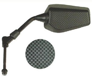 V PARTS (VICMA) RETROVIZOR DESNO, PREČNIK NAVOJU 8MM, STRANA DESNA, BOJA CARBON PEUGEOT LUDIX, SPEEDFIGHT II, SPEEDFIGHT II AC, SPEEDFIGHT II LC, TKR, TREKKER, VIVACITY 50/100 1999-2006 (E692D)