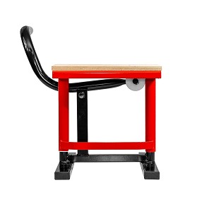 PROMX PRO WOOD STALAK/DIZALICA/POSTOLJE ZA MOTOCIKL CROSS ZAVRŠNA OBRADA DREWNO BOJA CRVENA (DETALJI - POGLEDAJ DODATNI OPIS)