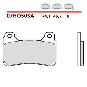 BREMBO 2026/05 KOČIONE PLOČICE KH390 SINTER SA (SINTEROVANI METAL) PREDNJA (ECE R90)