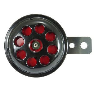 GAUSS KLAKSON (SIGNAL ZVUČNI) UNIVERZALNI CRNA-CRVENA (PREČNIK 70 MM)