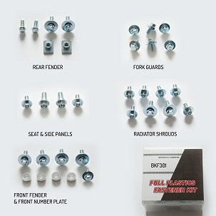 ACCEL KOMPLET ŠRAFOVA ZA PLASTIKE KAWASAKI KX 125/250 '03-'07, KXF 250 '04-'16, KXF 450 '04-'14, RMZ 250 '04-'06 (BKF-301)