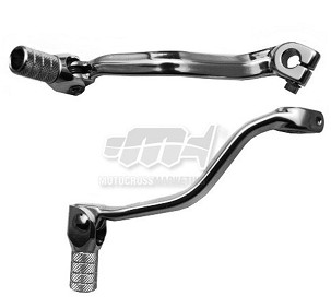 M.C. POLUGA PROMENE MENJAČA KAWASAKI KX 85 '01-'25 (ALUMINIJUMSKA) BOJA SREBRNA, ZAVRŠETAK ČELIČNA