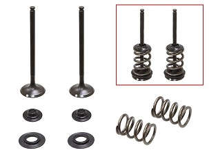 PSYCHIC IZDUVNI VENTILI (KOMPLET 2 KOM. VENTILA SA OPRUGAMA I PODLOŠKAMA) HUSABERG FE 250 '13, KTM EXCF 250 '08-'14 (MX-09551E)