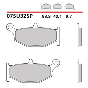 BREMBO 2026/05 KOČIONE PLOČICE KH419 SINTER SP (SINTEROVANI METAL) ZADNJA (ECE R90)