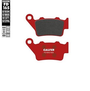 GALFER PLOČICE KOČIONE KH208 / KH213 POLUMETALNE (TRIAL)