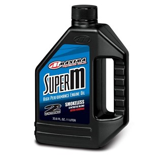 MAXIMA RACING OILS ULJE 2T ZA MIESZANKI POLUSINTETIČKO SUPER M SMOKELESS PREMIX 1 LITR (12) (AKC)