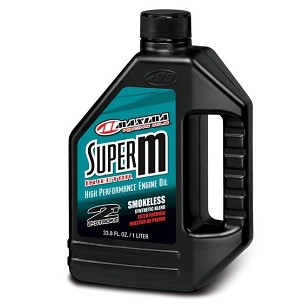 MAXIMA RACING OILS ULJE 2T ZA MIESZANKI ZA DOZOWNIKA POLUSINTETIČKO SUPER M SMOKELESS INJECTOR 1 LITR (12) (AKC)