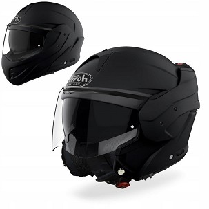 AIROH RASPRODAJA KACIGA PAŠNI (FLIP-BACK - PAKNA ZA ZADNJEG) MATHISSE 3 BOJA CRNA MAT VELIČINA S (STARA CENA - 1699)