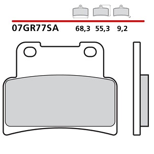BREMBO 2026/05 KOČIONE PLOČICE KH432 SINTER SA (SINTEROVANI METAL) PREDNJA (ECE R90)