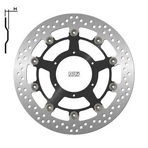NG DISK KOČIONI PREDNJI HONDA CBR1000RR '08-09 (310X94X5MM) (6X6,5MM) PLUTAJUĆI (SREDINA ALUMINIJUMSKA)