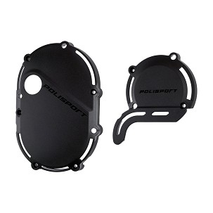 POLISPORT SET POKLOPACA MOTORA STARK VARG '23-'26 CRNA