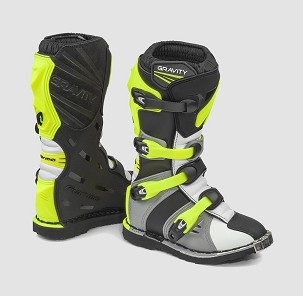 FORMA ČIZME OFF ROAD/CROSS DEČJE/JUNIOR/KID GRAVITY BOJA SIVA/BELA/ŽUTA FLUO VELIČINA 32