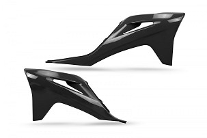 UFO ŠTITNICI HLADNJAKA GAS GAS MC 125, /MC-F/EC/EC-F/EX-F 250, /EX/EC 300, /EC-F/EX-F 350, /MC-F/EX-F 450 '21-22, BOJA CRNA