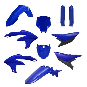POLISPORT KOMPLET PLASTIKE (KOMPLETAN SET) YAMAHA YZ 450F '26 UKLJUČUJE PREDNJU TABLICU (8681600001) I POKLOPCE AMORTIZERA (8352300009) PLAVA