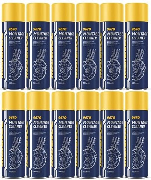 MANNOL MONTAGE CLEANER PREPARAT ZA ODMAŠĆIVANJA KOČNICA 500ML (9670) - KARTON 24 KOMADA (BRAKE CLEANER)