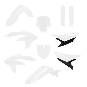 POLISPORT KOMPLET PLASTIKE (KOMPLETAN SET) YAMAHA YZ 450F '26 UKLJUČUJE PREDNJU TABLICU (8681600002) I POKLOPCE AMORTIZERA (8352300002) BELA
