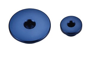 ACCEL INSPEKCIONI ČEPOVI MOTORA SUZUKI RMZ 250 '04-'06 / KAWASAKI KXF 250 (KX 250F) '04-'09 BOJA PLAVA - PROMOCIJA (30X1,5MM , 12X1,5MM)