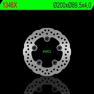 NG DISK KOČIONI ZADNJI KYMCO GRAND DINK 125/300 12-15, LIKE 125/150/200 09-18 (200X89,5X4,0MM) (5X10,5MM) WAVE