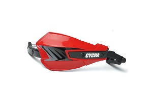 CYCRA ŠTITNICI RUKU (HAND GUARD-ALUMINIJUMSKI JEZGRO) SA NOSAČIMI (22 / 28,6MM) MODEL VORTEX BOJA CRVENA