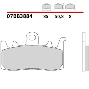 BREMBO 2026/05 KOČIONE PLOČICE KH630 GENUINE SINTER (SINTEROVANI METAL OEM MEŠAVINA) PREDNJA/ZADNJA