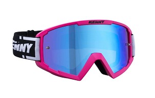 KENNY RACING NAOČARE MODEL TRACK NEON PINK - BLUE LENS - BOJA ROZE/CRNA VIZIR PLAVE OGLEDALO