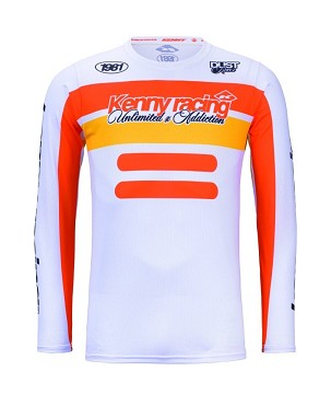 KENNY RACING MAJICA CROSS/ENDURO FORCE BEACH DUST ORANGE BOJA NARANDŽASTA/BELA VELIČINA XL