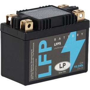 LANDPORT AKUMULATOR LITIJUM-JONSKI LIFEPO4 LFP5 (ML LFP5) (107X56X85) (YTX4LBS, YTX5LBS) (19,2 WH) (TEŽINA 400G) (8) (OEM KTM 79111053000)
