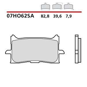 BREMBO 2026/05 KOČIONE PLOČICE KH679 SINTER SA (SINTEROVANI METAL) PREDNJA (ECE R90)