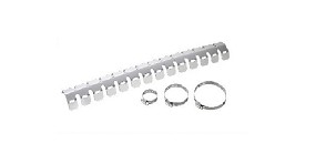 ACCEL ŠTITNIK DIFUZORA (KOLANKA IZDUVNOG) ALUMINIJUMSKA BOJA SREBRNA (SA OPASKAMI) (MP645SV)