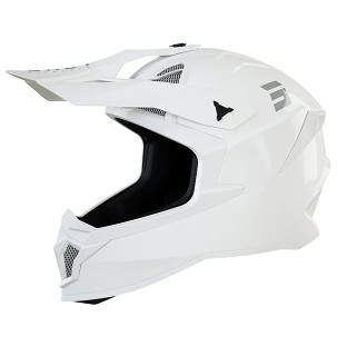 SHOT RACING RASPRODAJA KACIGA MOTO LITE SOLID WHITE GLOSSY 2.0 BOJA BELA SJAJNI VELIČINA L