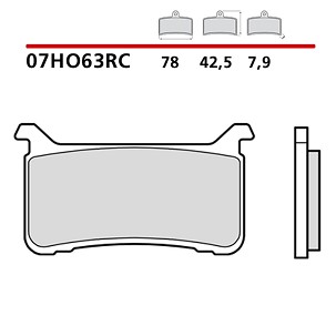 BREMBO 2026/05 KOČIONE PLOČICE KH700 RACING RC PREDNJA