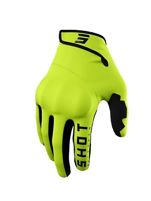 SHOT RACING RASPRODAJA RUKAVICE SOFTSHELL ZIMSKE TRAINER CE 2.0 NEON YELLOW BOJA ŽUTA NEON/CRNA VELIČINA 08