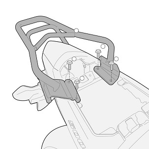 KAPPA NOSAČ CENTRALNOG KOFERA HONDA CB 500F (13-15), CBR 500R (13-15) ( BEZ PLOČE )