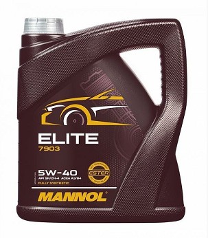 MANNOL ULJE MOTORNO 4T ELITE 5U40 4L (API SN/CH-4, JASO MA2) POLUSINTETIČKO (7903) (4)