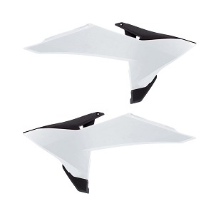 POLISPORT ŠTITNICI HLADNJAKA (KOMPLET) KTM SX/SXF 125/150/200/250/350/450 '25-'26; EXC/EXC-F 125/150/200/250/350/450/500 '26 BOJA BELA