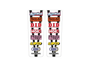 TECNOSEL (BLACKBIRD) KOMPLET NALEPNICA (FOLIJA) NA BLATOBRANCI