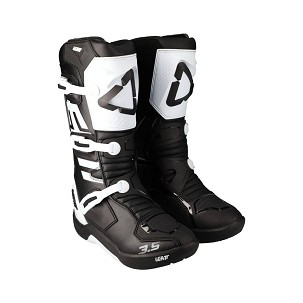 LEATT ČIZME CROSS 3.5 JUNIOR (DEČJE) BOOTS BLACK/WHITE BOJA CRNA/BELA VELIČINA 34 / 21.5 cm
