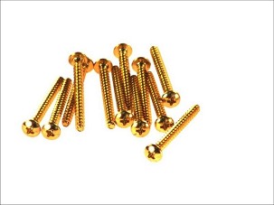 V PARTS (VICMA) SET ŠRAFOVA PLASTIKE M5X50 (12KOM.) BOJA ZLATNA (RC550OR)