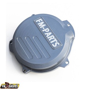 FM-PARTS POKLOPAC KVAČILA (DEKIEL) OJAČAN CNC 6082 ALUMINIUM KTM / HUSQVARNA / GAS GAS 250/300 '24 TBI BOJA SREBRNA (GUN METAL)