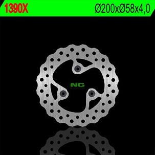 NG DISK KOČIONI PREDNJI KYMCO AGILLITY 50/125RS '09-'12 (200X58X4) (3X10,5MM) WAVE