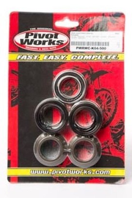 PIVOT WORKS SET LEŽAJEVA SA ČAURAMI VODOOTPORNIM TOČKA ZADNJEG Kawasaki KLX450R (AU) 18-19, KX125 03-05, KX250 03-07, KX250F 04-24, KX250X 21-24, KX450F 06-24, KX450SR 22-23, KX450X 21-24