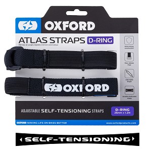 OXFORD TRAKE ZA TRANSPORT ATLAS D-RING 26MM X 1,2 M BOJA CRNA