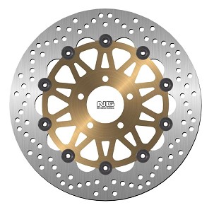NG KOČIONI DISK PREDNJA KAWASAKI ZZR 250 '90-'95 (300X61X4,5MM) (5X10,25MM) PLIVAJUĆI ZLATNA BOJA