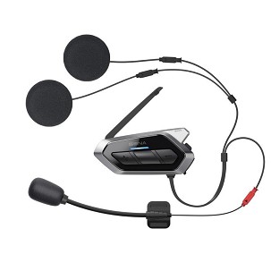 SENA MOTOCIKLISTIČKI INTERKOM 50R QUANTUM MESH 2.0 BLUETOOTH 5.0 ZA 2000M SA RADIEM FM I SISTEMEM AUDIO HARMAN KARDON ( 1 SET ) (EL)