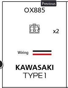 OXFORD PROMOCIJA ADAPTER PREKIDAČA ZA MIGAVCE LED (2 KOMADA U SETU) ZA HONDA.KAWASAKI (STARI KOD: OF780)