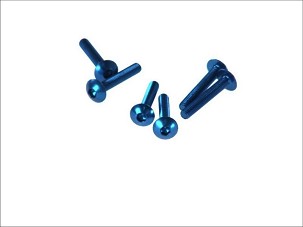 V PARTS (VICMA) SET ŠRAFOVA PLASTIKE M5X30 (6KOM.) BOJA PLAVA (IMBUSOWA PLASKA)(TA530AZ)