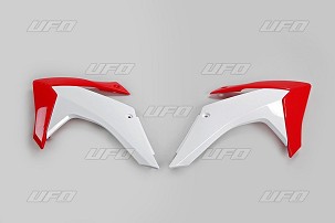 UFO ŠTITNICI HLADNJAKA HONDA CRF 230 15-21, BOJA OEM (BELA/CRVENA) - RASPRODAJA