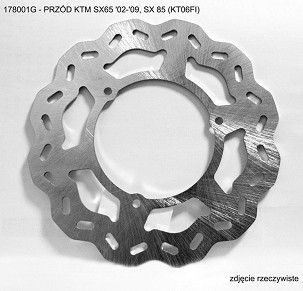 GROSSKOPF RASPRODAJA DISK KOČIONI PREDNJI KTM SX65 '02-'09, SX 85 (KT06FI)